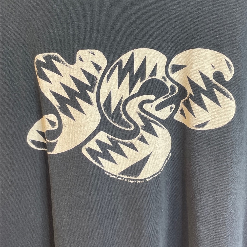 Yes Band Zebra Logo T-Shirt 2014 Heaven & Earth Tour Unisex Size Large